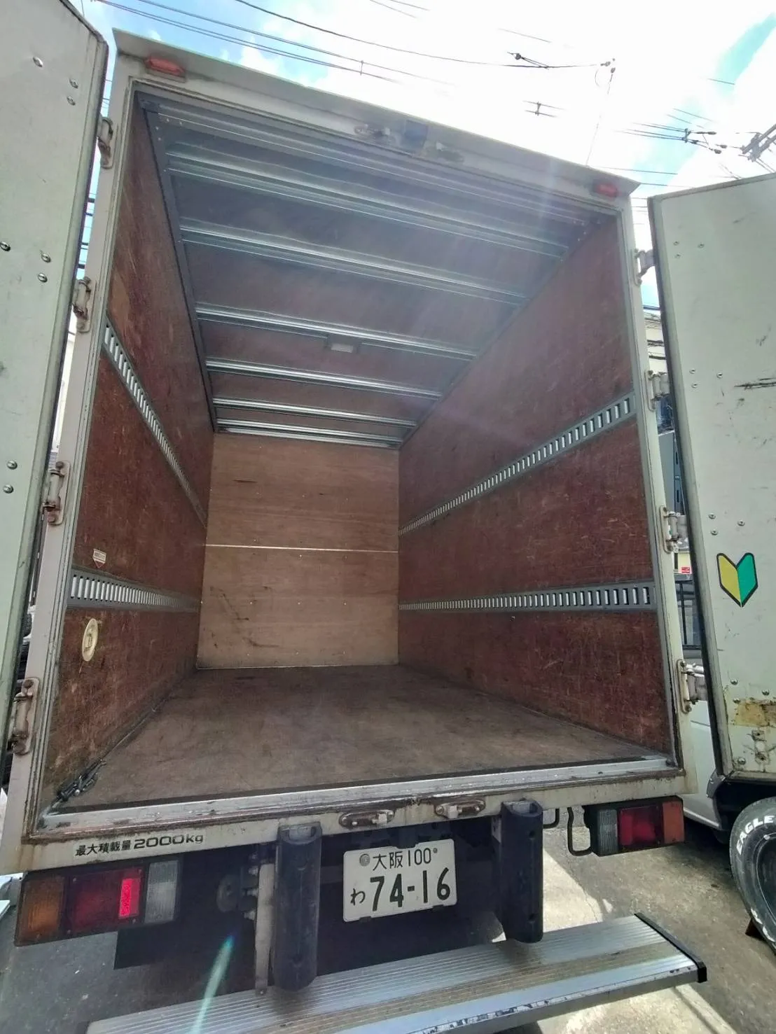 中も広々,たくさんの荷物が載せられます